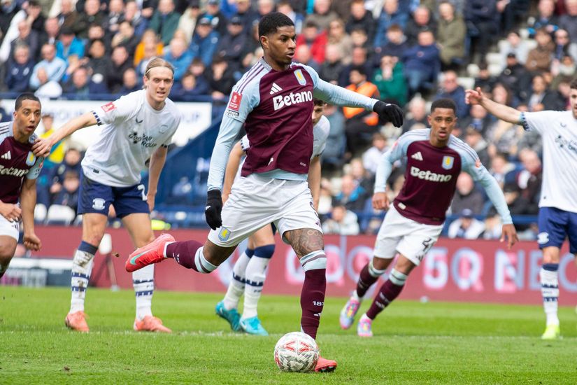 Le doublé de Rashford propulse Aston Villa en demi-finale de la FA Cup