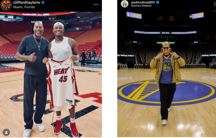 Hosting influencers and brand ambassadors at NBA & NHL events